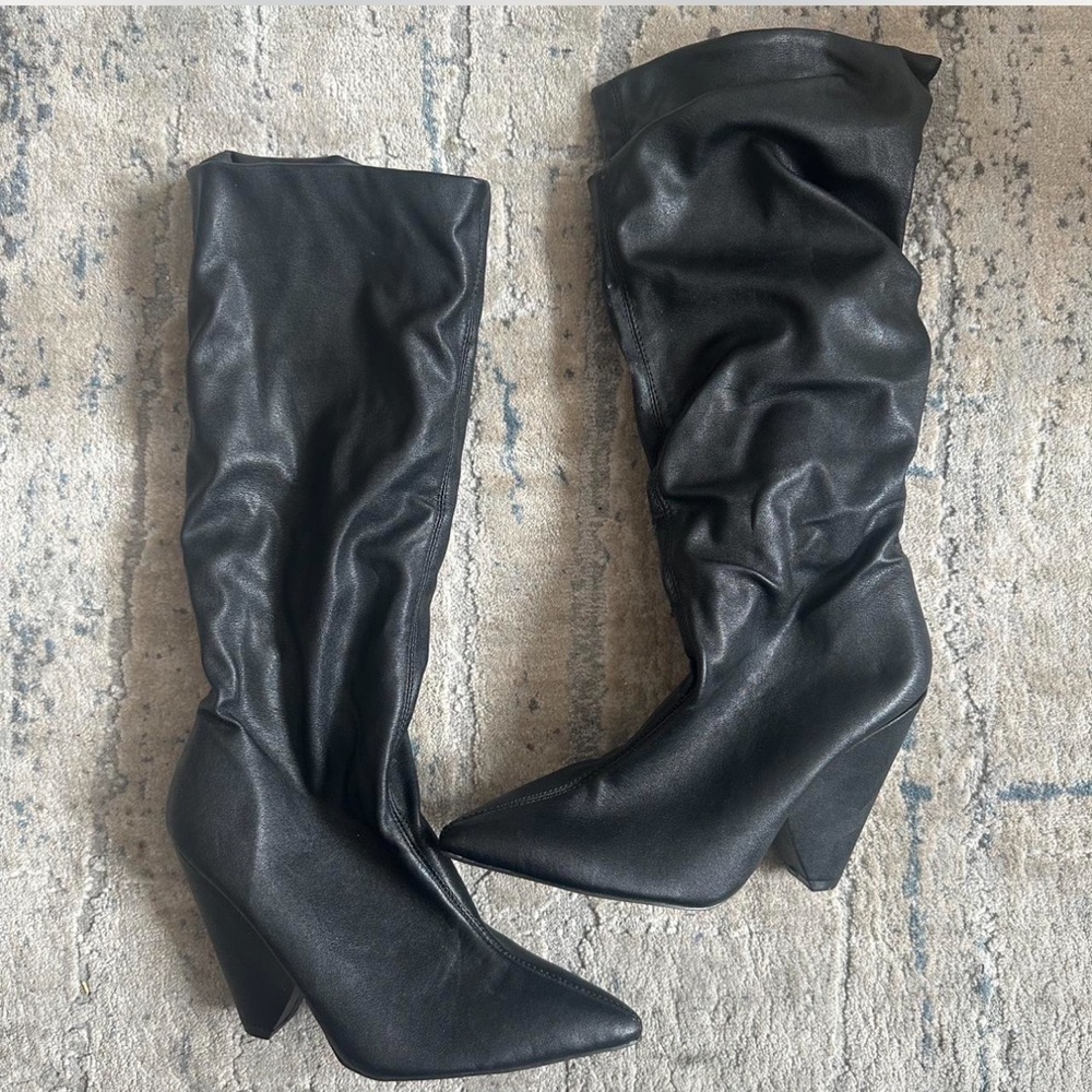 Black Women's Knee-High Boots